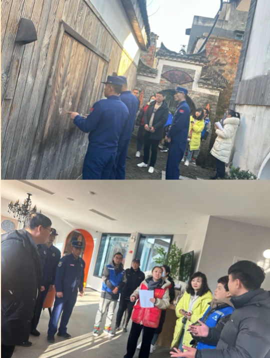 井巷物業(yè)公司聯(lián)合消防救援站、社區(qū)開展安全隱患大排查工作